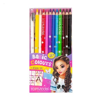 фото дитячий набір кольорових олівців top model, 12 шт, від 3 років (6336676)