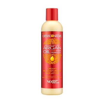 фото лосьйон для волосся creme of nature argan oil creamy oil moisturizer hair lotion, 250 мл