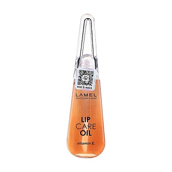 фото олія для губ lamel make up lip care oil 403 peach, 6 мл