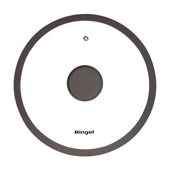 фото кришка ringel universal silicone скляна, кругла, 24 см (rg-9302-24)