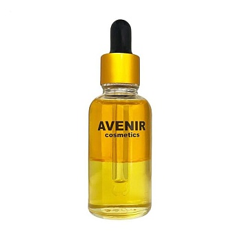 фото двофазна олія для кутикули avenir cosmetics мандарин-манго, 30 мл